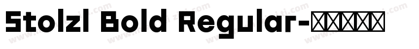 Stolzl Bold Regular字体转换